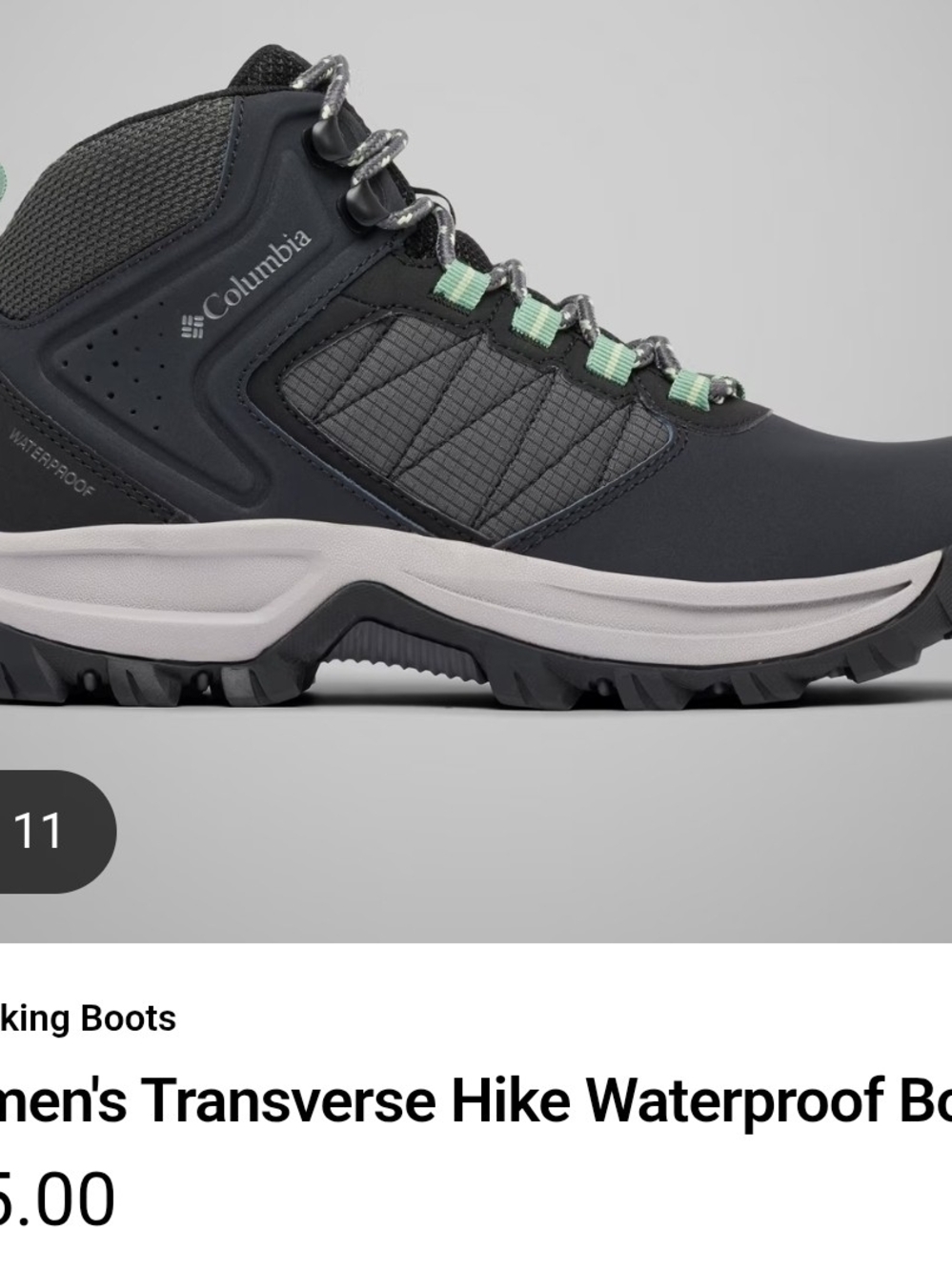 Columbia Women's Traverse Waterproof hiking boot Sz 5